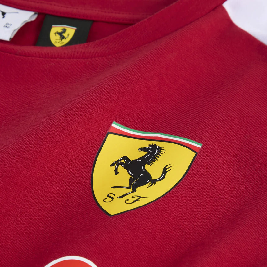 Scuderia Ferrari Team Round Neck T-Shirt - Kids 🔥