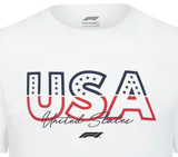 F1 Fanwear  Austin GP SE Polo, Alb, 2022