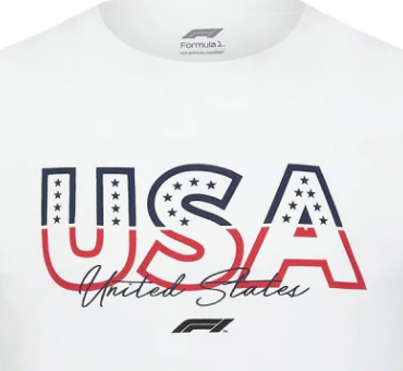 F1 Fanwear  Austin GP SE Polo, Alb, 2022