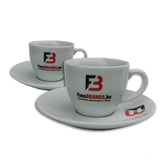 Ceasca FansBRANDS, Alb, 2 bucata - FansBRANDS®