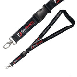 🎁 Breloc de Lanyard, FansBRANDS, Negru (100% off)
