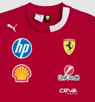 Scuderia Ferrari Drivers Oversized Tricou cu guler rotund 🔥