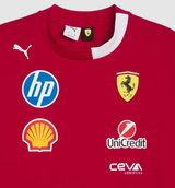 Scuderia Ferrari Drivers Oversized Tricou cu guler rotund 🔥