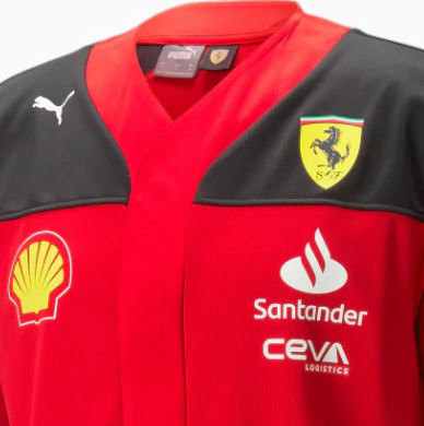 Tricou de echipa Barbati Ferrari, roșu, 2023