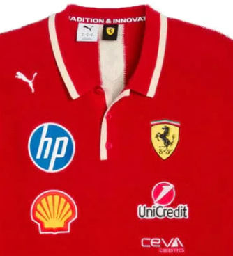 Scuderia Ferrari Echipa Tricotat Polo 🔥