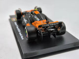 Mașinuță model McLaren, Bburago, Lando Norris, livery Miami, cutie acrilică, MCL38 🔥