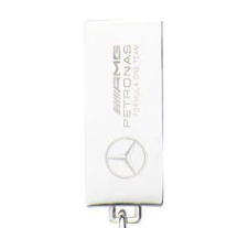 Leder-Schlüsselanhänger, Mercedes, Schwarz, 2021