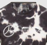 Mercedes Tie Dye Damen T-Shirt, grau