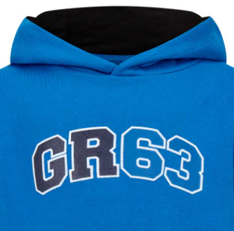 Mercedes George Russell Baby Hoodie, blau