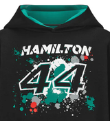 Children's Sweater, Mercedes Lewis Hamilton LEWIS #44, Black, 2022