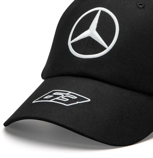 Mercedes George Russell Driver Team Cap, schwarz, 2023