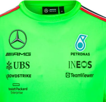 Tricou Mercedes Echipa Set Up, Verde, 2023