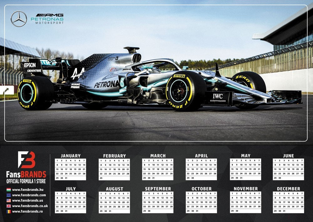 Mercedes AMG Petronas Calendar de Curse