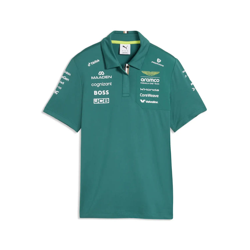 Póló Aston Martin, echipă, Puma, verde, 2026