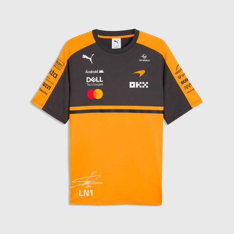 Póló McLaren, echipă, Lando Norris, papaya