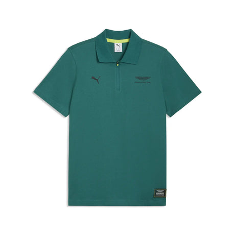 Polo Aston Martin, Jaquard, croi normal, Puma, verde