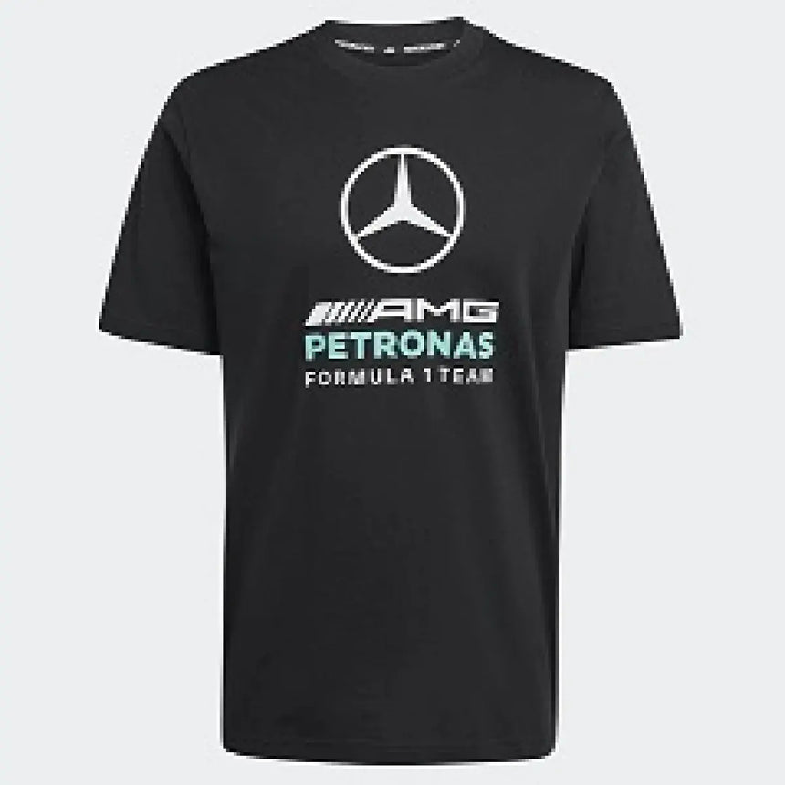 Polo Mercedes, Dna, grafic, adidas, negru