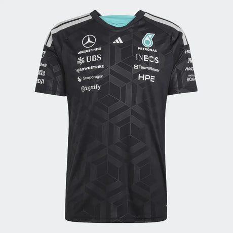 Polo Mercedes, echipă, adidas, sportivi, negru