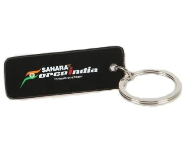 Breloc de Fier,Fforce India Echipa Logo, Unisex, Negru, 2015