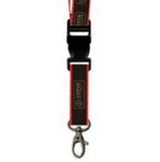 Lanyard Keychain, Lotus, Unisex, Black, 2013