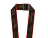 Lanyard Keychain, Lotus, Unisex, Black, 2013