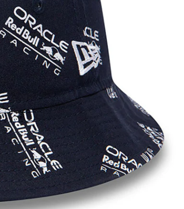 Red Bull Racing bucket hat, New Era, AOP, Albastru
