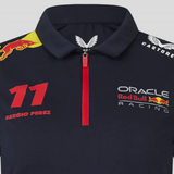 Red Bull Racing Polo, Sergio Pérez, Damen, Blau, 2023