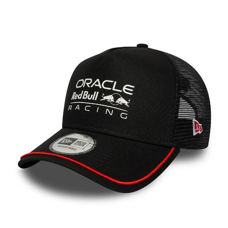 Red Bull trucker șapcă, patch ORBR, 9FORTY, New Era, neagră