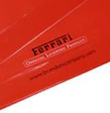 Pungă de plastic Ferrari, medie, roșie, 2019