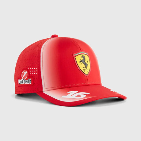 Sapcă Ferrari, echipă, Charles Leclerc, Puma, copii, roșie