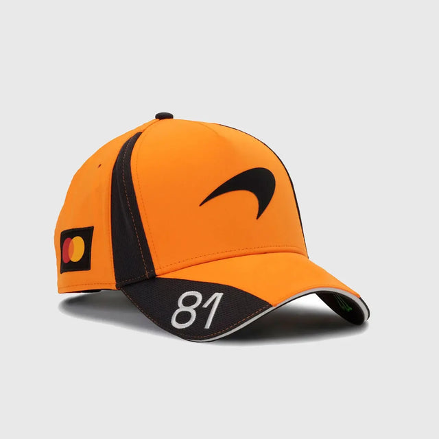Sapcă McLaren, echipă, Oscar Piastri, Puma, papaya