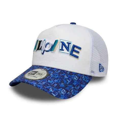 Sapca Alpine Trucker, AOP, alb