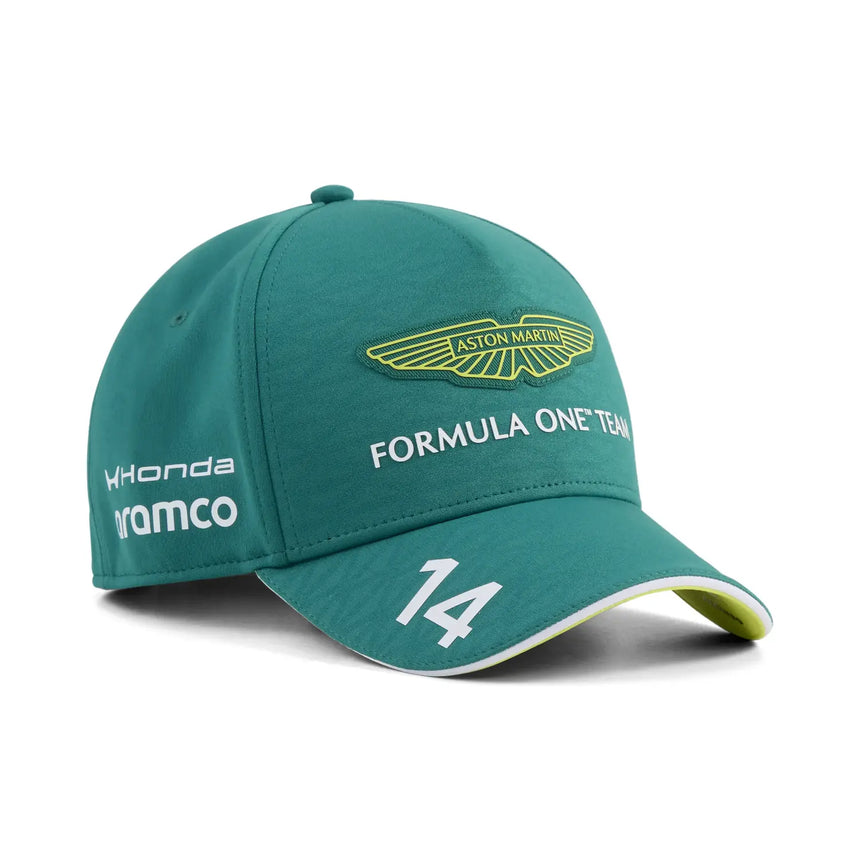 Sapca Aston Martin, echipă, Fernando Alonso, Puma, copii, verde, 2026