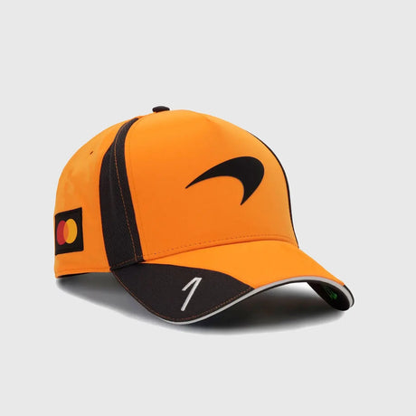 Sapca McLaren, echipă, Lando Norris, papaya