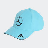 Sapca Mercedes, echipă, adidas, George Russell, albastră