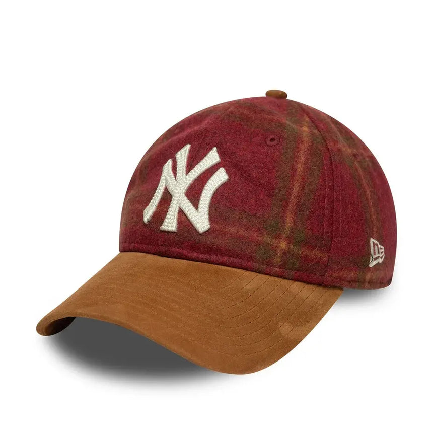 Sapca New York Yankees, velur loden, New Era, 9TWENTY, maro