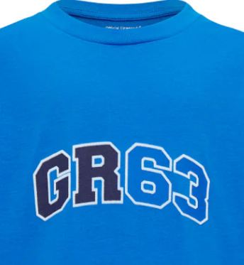 Mercedes Child George Russell Logo T-Shirt, blau