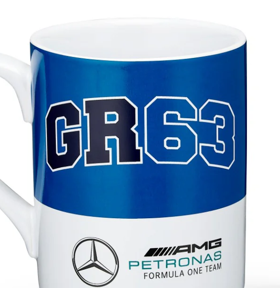 Cană Mercedes George Russell, albastru