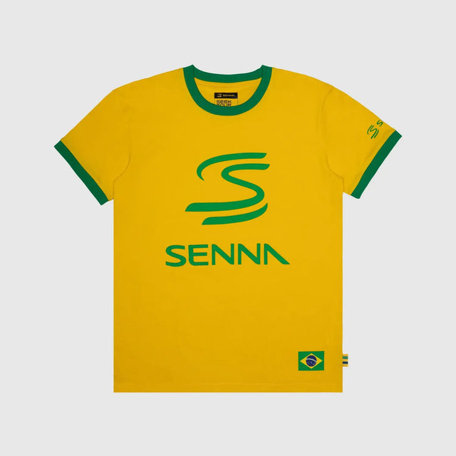 Tricou Ayrton Senna, moștenire, galben