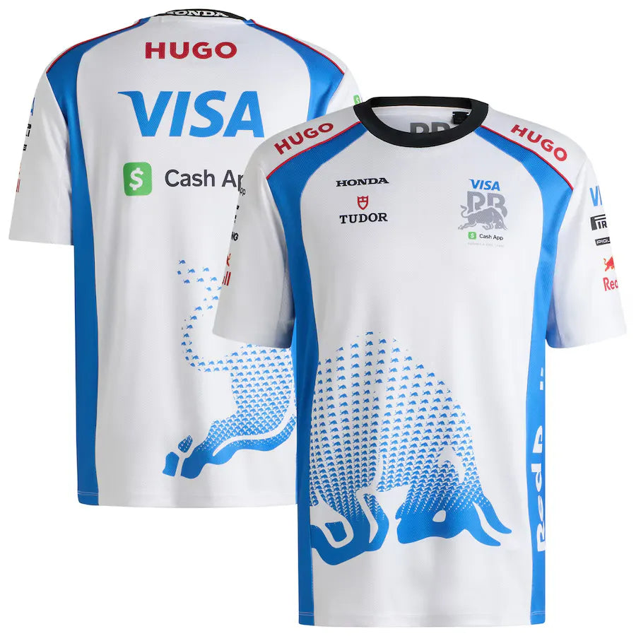 Tricou de echipă VISA RB MENS ALB 🔥