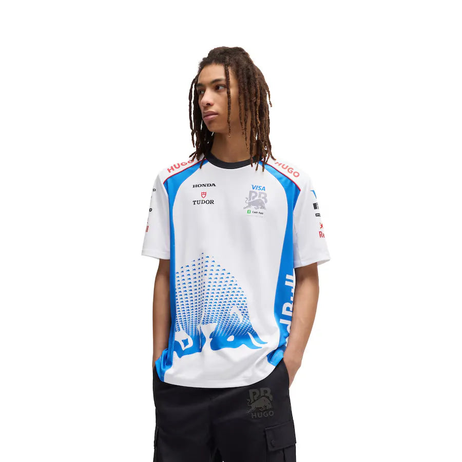 Tricou de echipă VISA RB MENS ALB 🔥