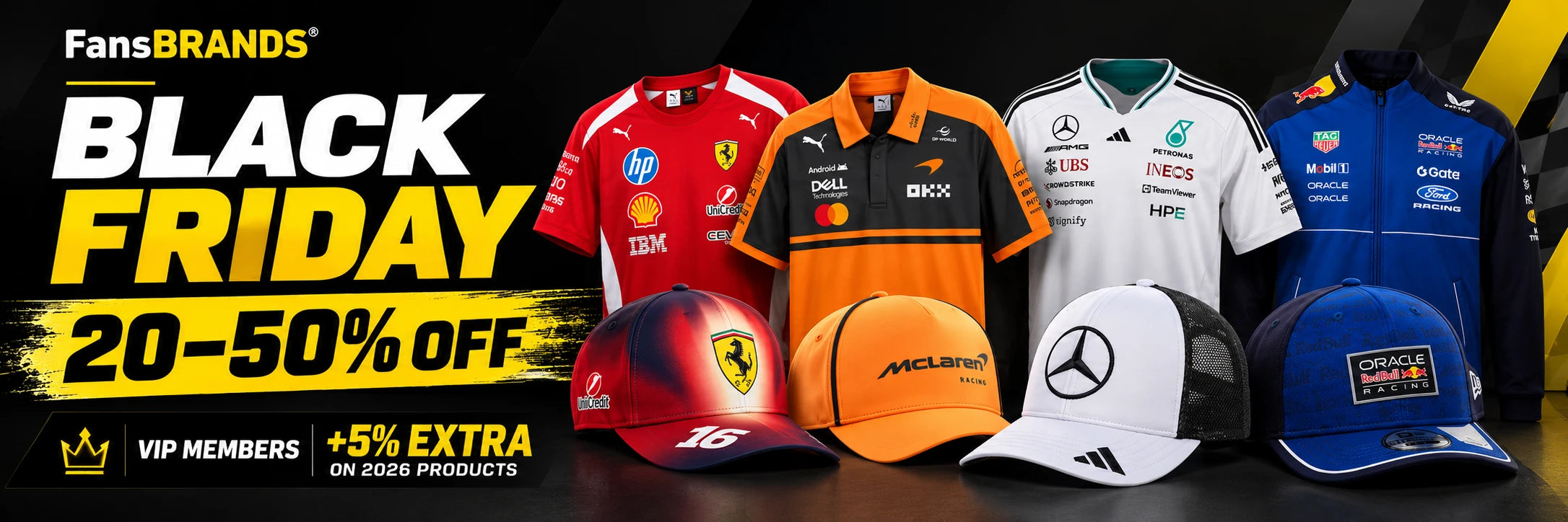 Black Friday: reduceri 20–50%. VIP: extra 5% la produsele 2026.